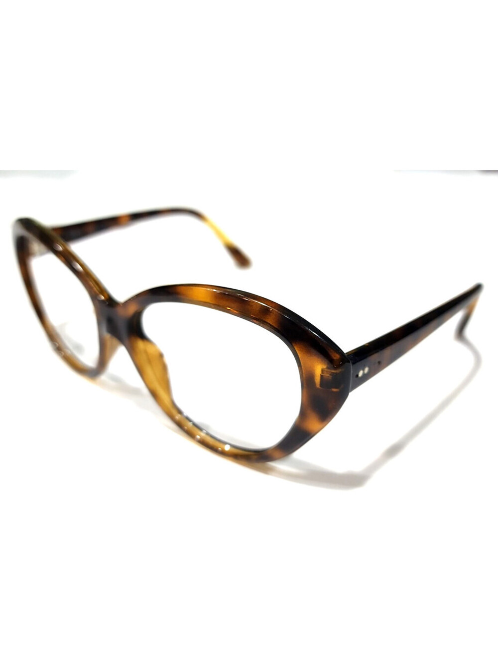 Ray Ban RB4163 710/51 Brown Oval Cat Eyes Sunglasses Frame Italy